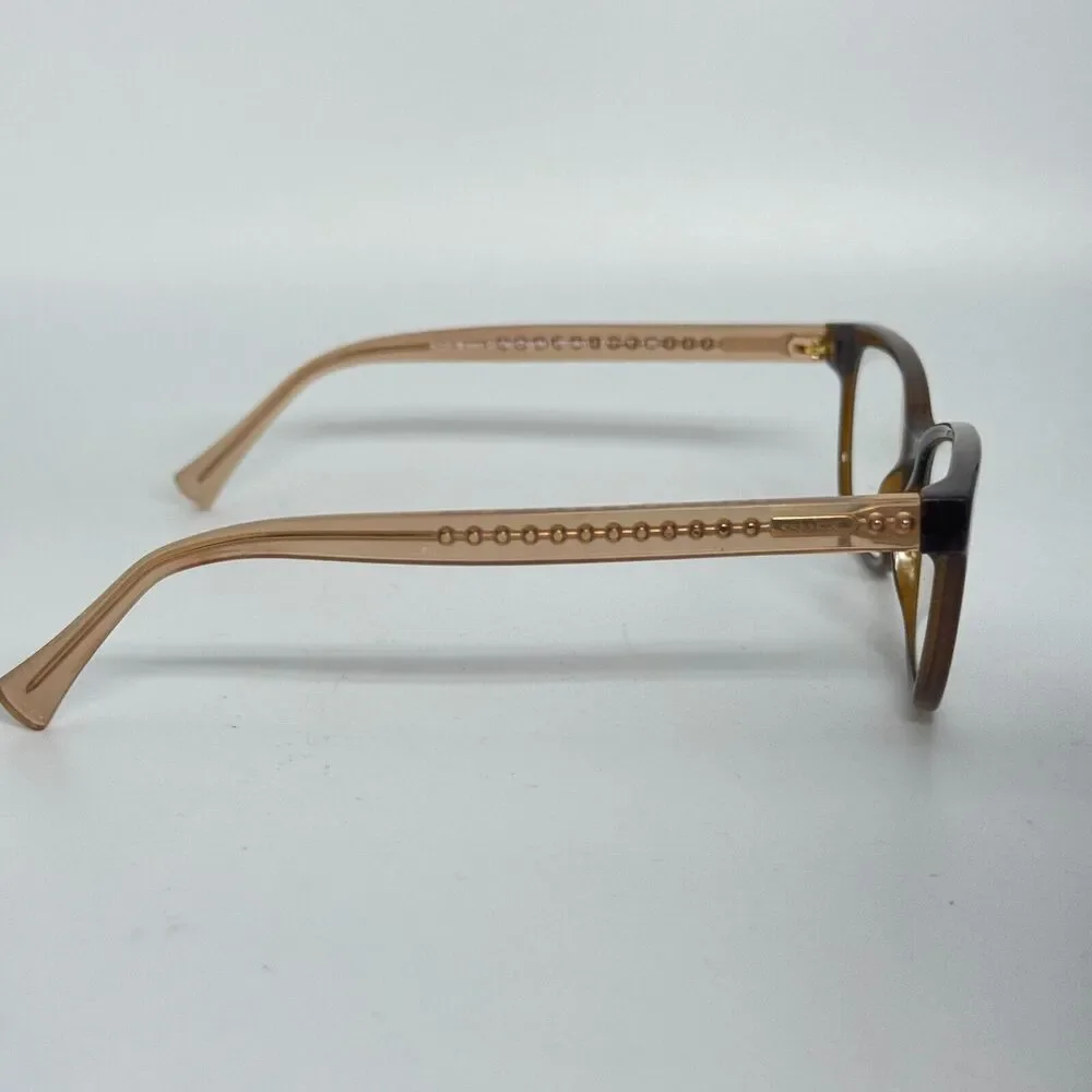 Coach‎ New York HC6072 5328 Brown Crystal 52-17-135 Eyeglasses Frame H15965